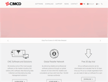 Tablet Screenshot of cimco.com