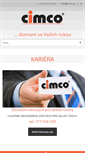 Mobile Screenshot of cimco.cz