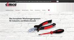 Desktop Screenshot of cimco.de